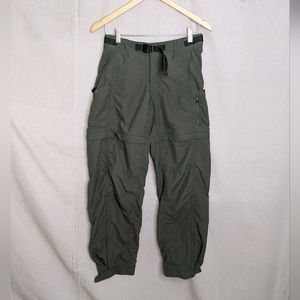 REI Coop Green Zip Off Pants for Hiking